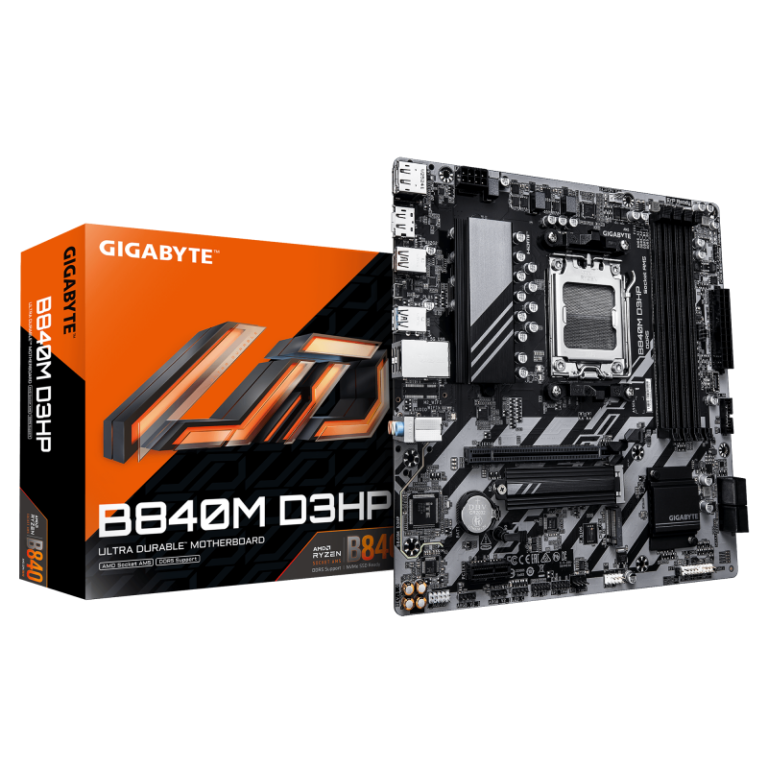 Placa de baza Gigabyte B840M D3HP