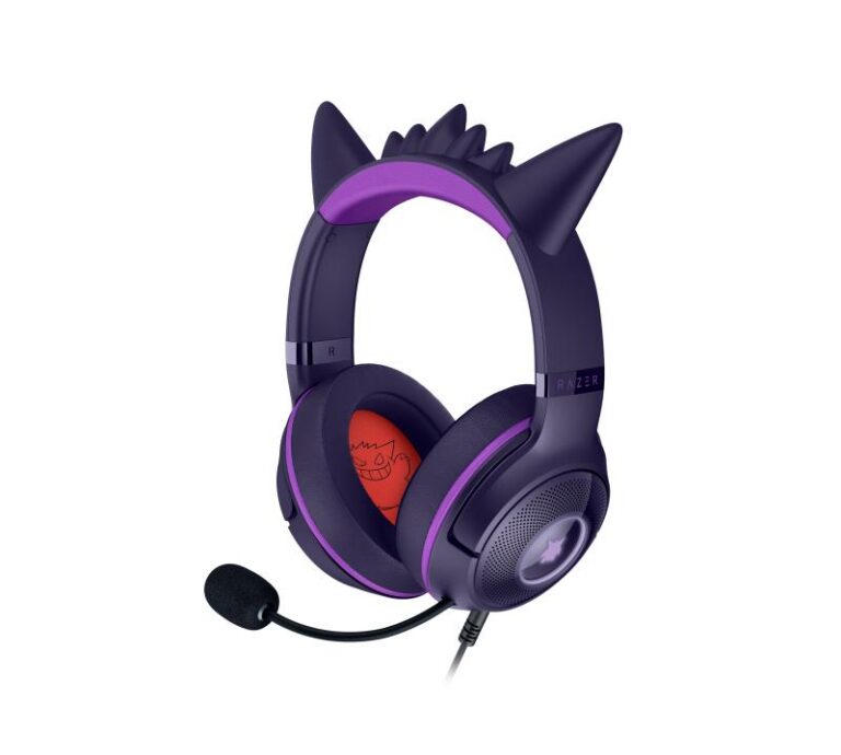 Casti Gaming Head-band Razer Kraken Kitty V2 - Pokemon Gengar Ed.