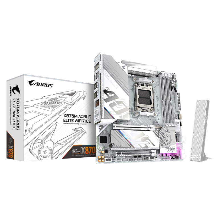 Placa de baza Gigabyte X870M AORUS ELITE WIFI7 ICE