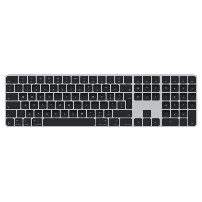 Apple Magic Keyboard (2024) w Touch ID and Numeric Keypad - International English - Black Keys