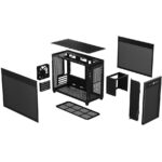 Carcasa ASUS AP201 MicroATX, Mini Tower, Black - imagine 5