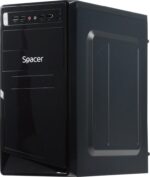 Carcasa SPACER SPC-MOON, Mid Tower, Black - imagine 4