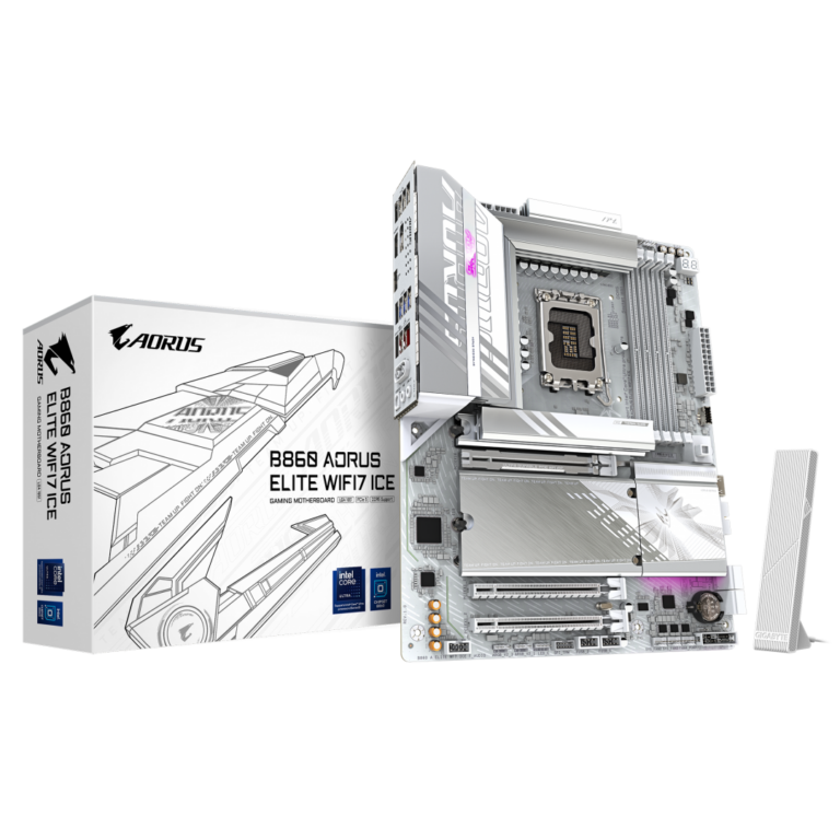 Placa de baza Gigabyte B860 AORUS ELITE WIFI7 ICE