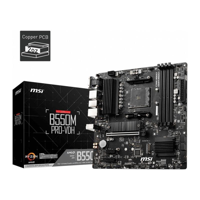 Placa de bază MSI B550M PRO-VDH AM4