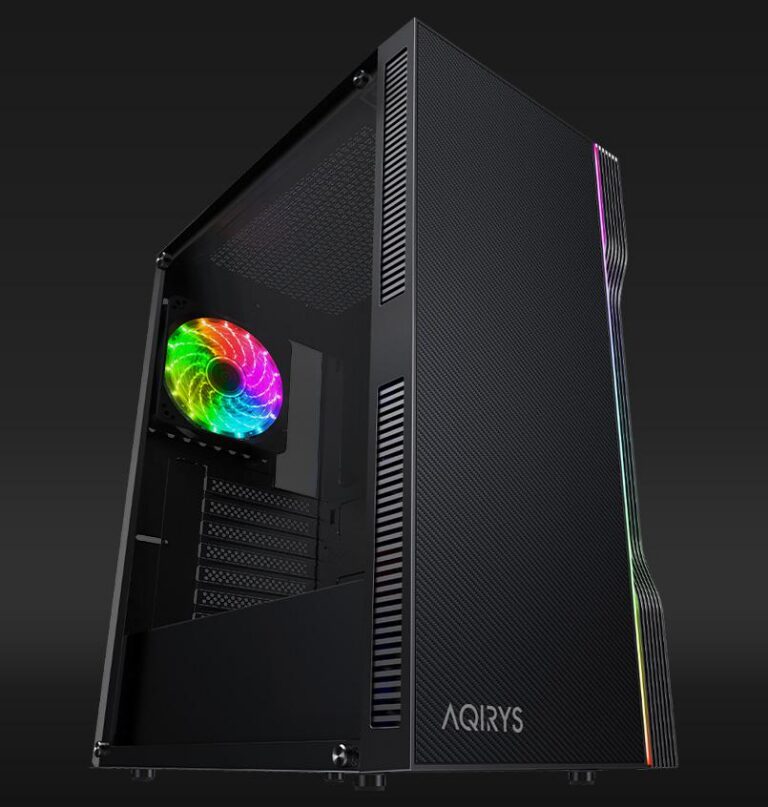 Carcasa AQYRIS ELECTRA Mid Tower ARGB NEGRU