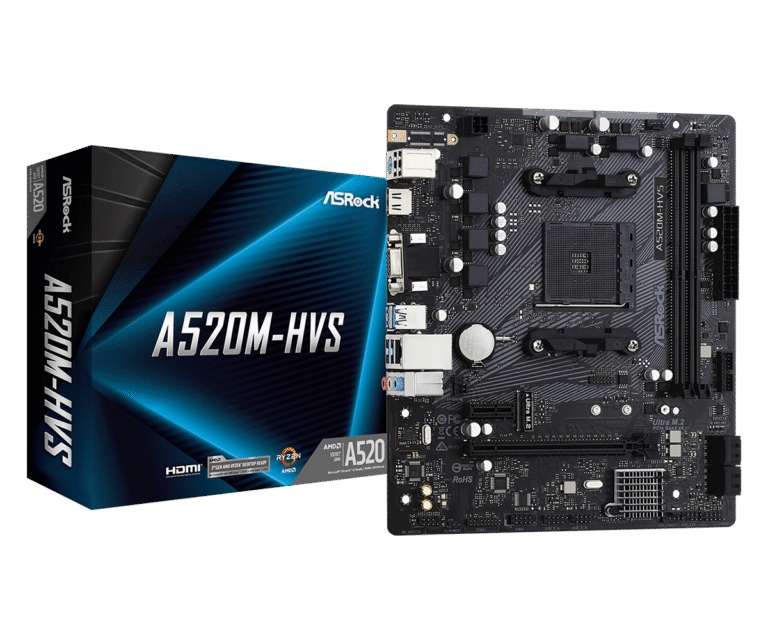 Placa de baza ASRock A520M-HVS