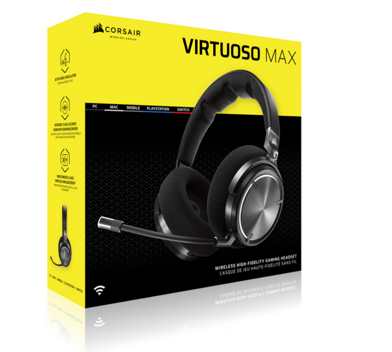 Casti Gaming Head-band Corsair VIRTUOSO MAX WIRELESS