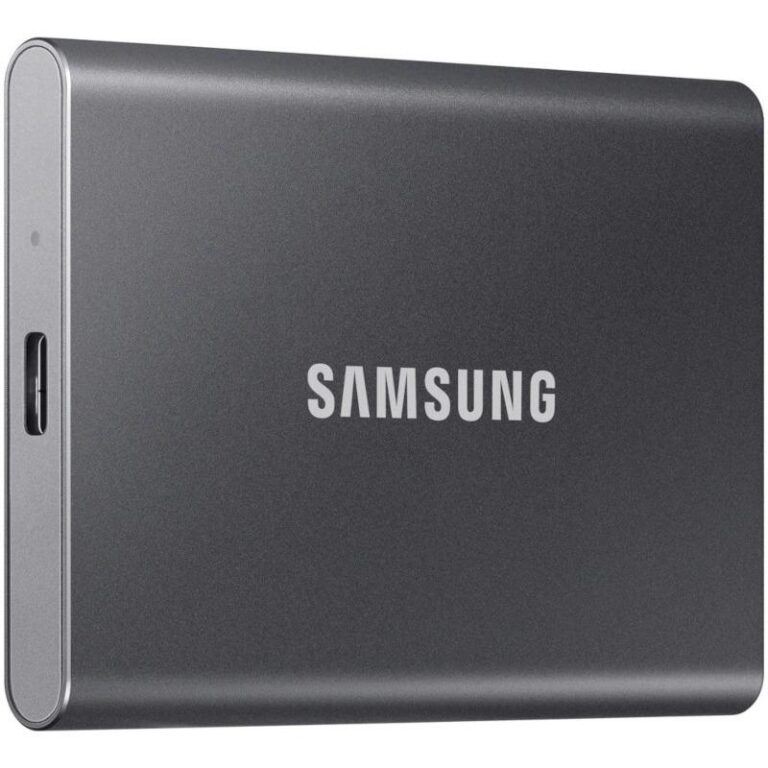 SSD Extern Samsung T7  2TB  Titan Gray  USB 3.2 tip C