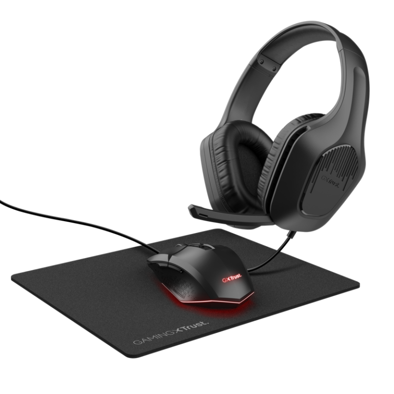 Kit Wired tastatura si mouse Trust GXT 790