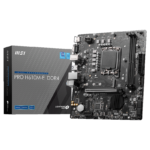 Placa de baza MSI PRO H610M-E LGA1700 DDR4   SPECIFICATIONS Model Name PRO H610M-E DDR4 CPU Support Supports 12th/ 13th Gen Intel® Core™ Processors