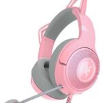 Casti Head-band Razer Kraken Kitty V2 Quartz Edition