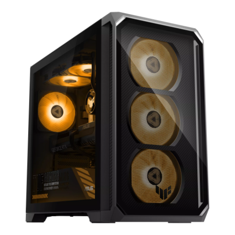Desktop Gaming ASUS TUF Gaming T700 cu procesor AMD Ryzen 5 8400F pana la 4.7 GHz