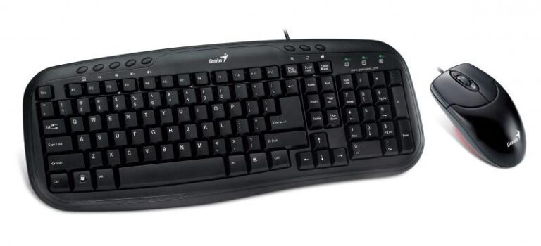 Kit Wired tastatura si mouse Genius KM-200