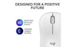 Mouse Wireless Logitech MK240 Silent Wireless, 1000 DPI, Alb - imagine 4