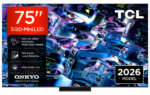 Televizor TCL SQD-MiniLED 75MSQLED80L