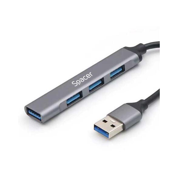 Hub USB SPACER SPHB-USB-4U-01 USB-C