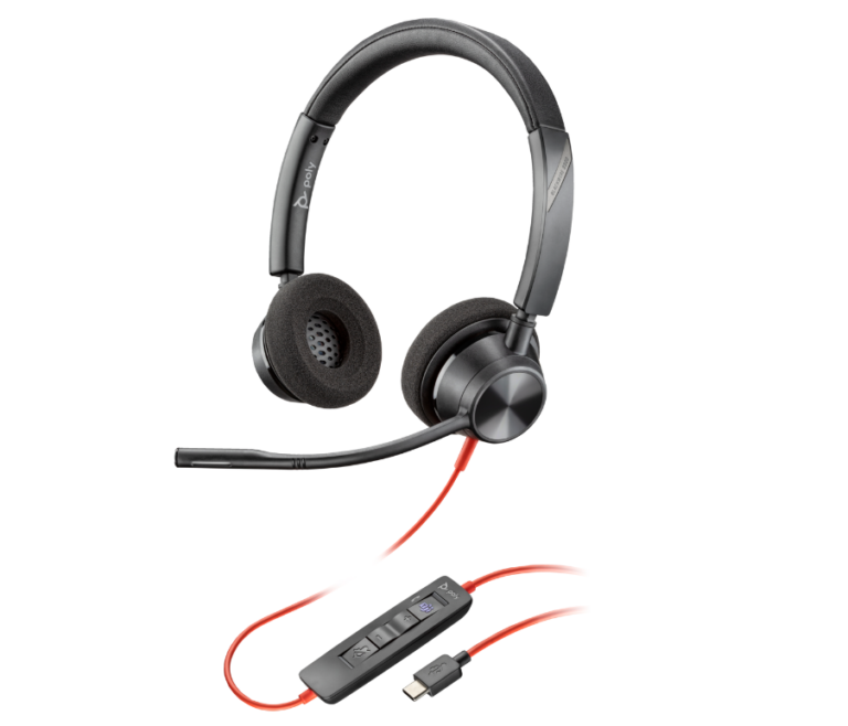 Casti Head-band Poly Blackwire 3320